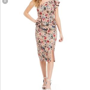 Gianni Bini One Shoulder Floral Dress